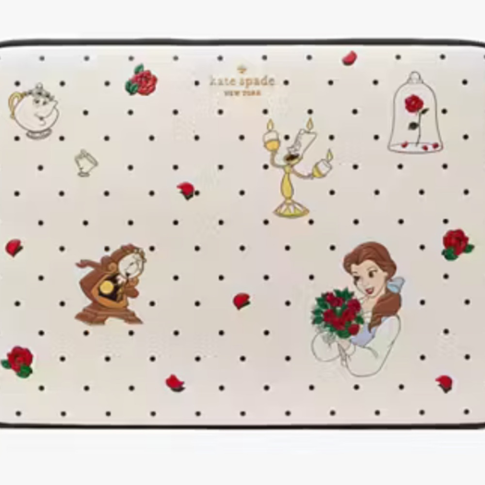 Disney X Kate Spade New York Beauty And The Beast Laptop Case